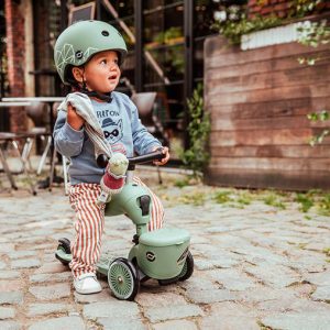 Highwaykick 1 Lifestyle Green lines – Trotinet za decu 2u1