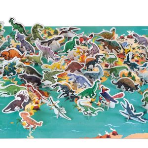 3D kartonske edukativne puzzle – Dinosaurusi