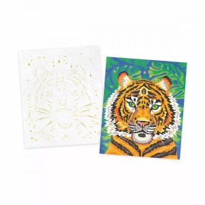 Kreativni set –Bojenje po brojevima Tigar