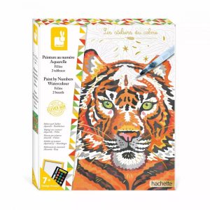 Kreativni set –Bojenje po brojevima Tigar