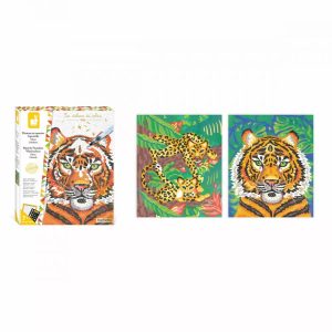 Kreativni set –Bojenje po brojevima Tigar
