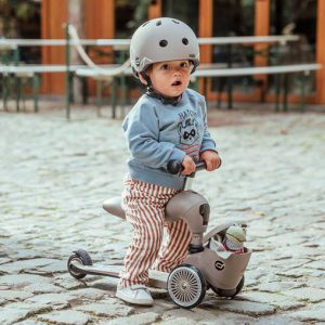 Highwaykick 1 Lifestyle Brown lines – Trotinet za decu