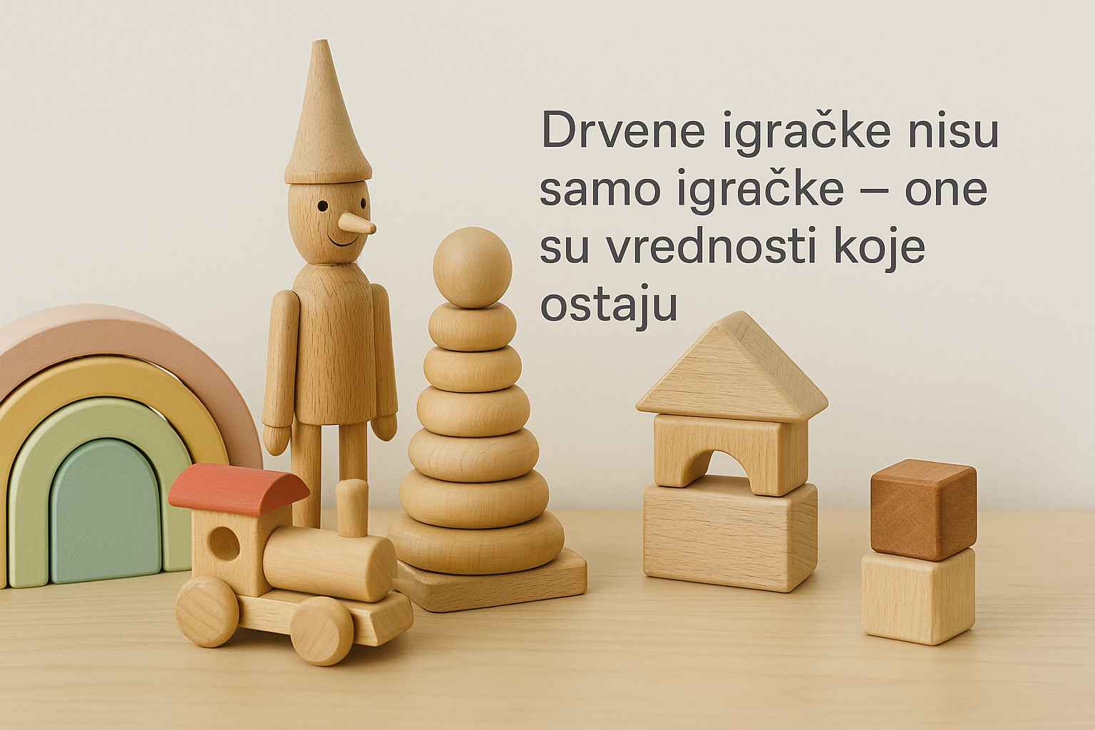 Razne drvene igracke
