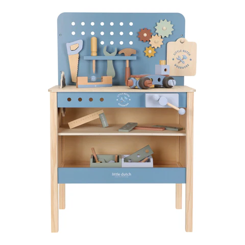 0029987_houten-werkbank-met-gereedschap-en-cirkelzaag