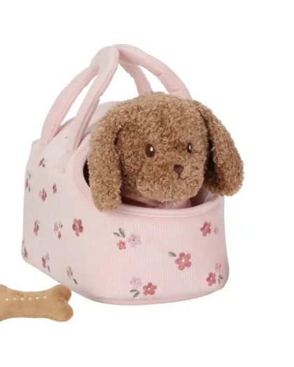 Plišana kuca Džeki u torbi