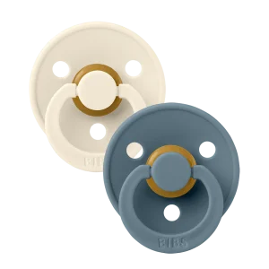 Bibs Size 1 – Ivory/Petrol dude