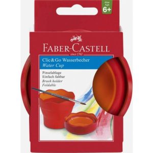 Čaša Clic and Go Faber-Castell crvena