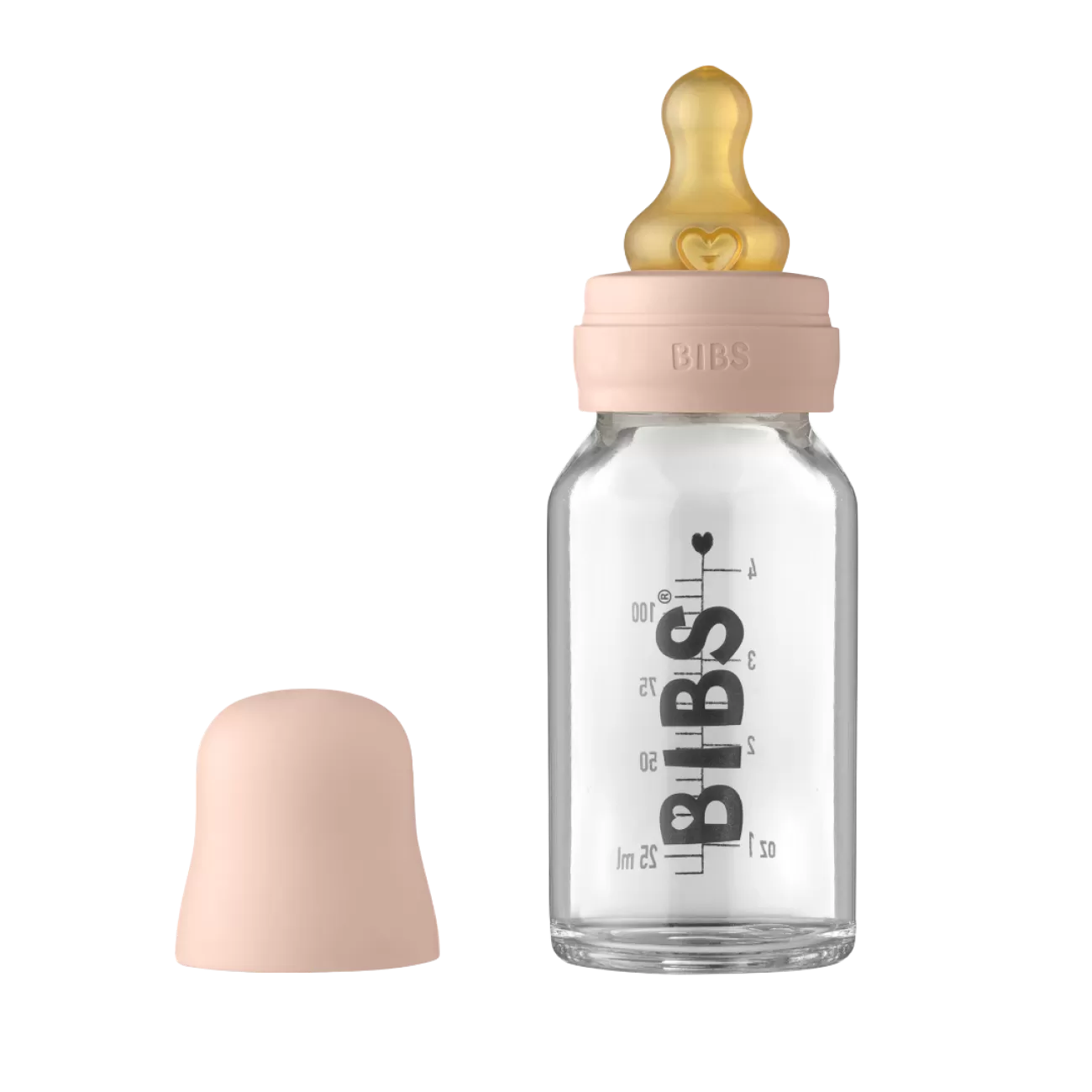 Bibs – Staklena flašica 110ml Blush