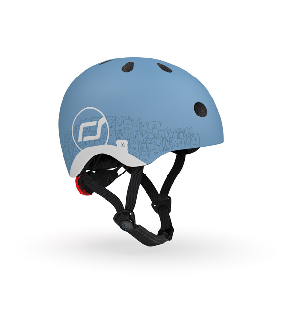 Kaciga Scoot and Ride, Reflective Steel XXS-S