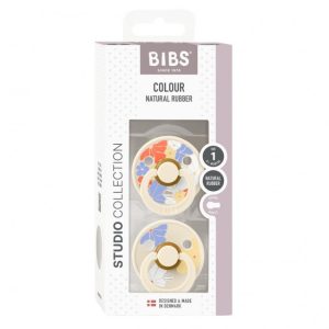 Bibs Size 1 – Studio collection Morning Bloom Ivory mix