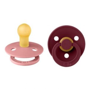 Bibs Size 2 – Dusty Pink & Elderberry dude