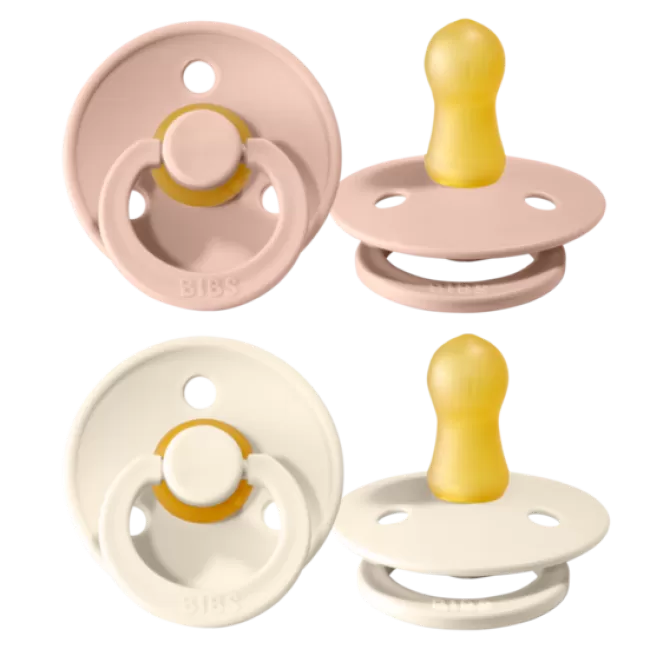 Bibs Size 2 – Ivory & Blush dude