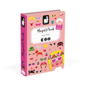 Magnetibook kutija sa magnetima – Smešna lica, devojčica