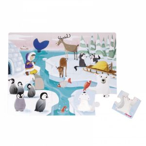 Taktilne puzzle – Život na ledu
