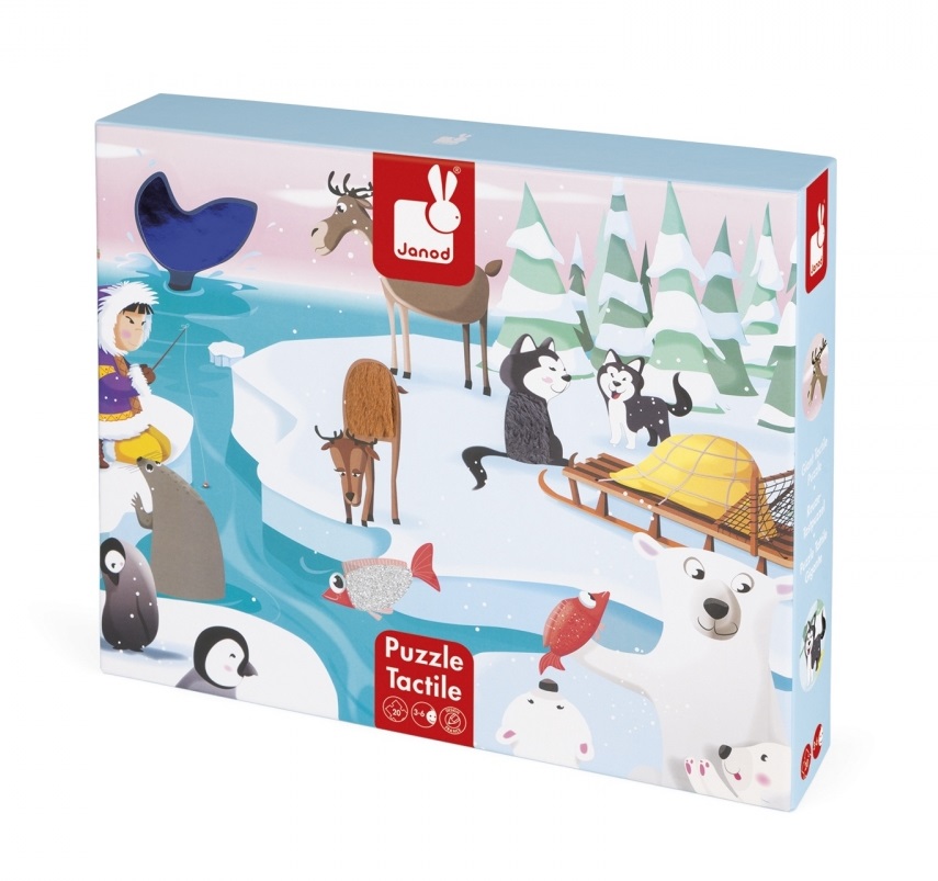 Taktilne puzzle – Život na ledu