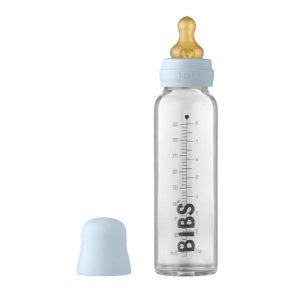 Bibs – Staklena flašica 225 ml Baby Blue