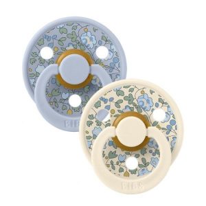 Bibs x Liberty Size 1 – Eloise Dusty Blue mix dude