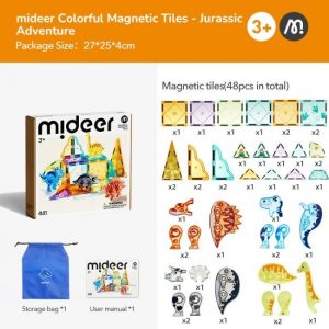 Magnetne pločice Dinosaurus 48 delova