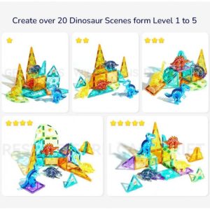 Magnetne pločice Dinosaurus 48 delova